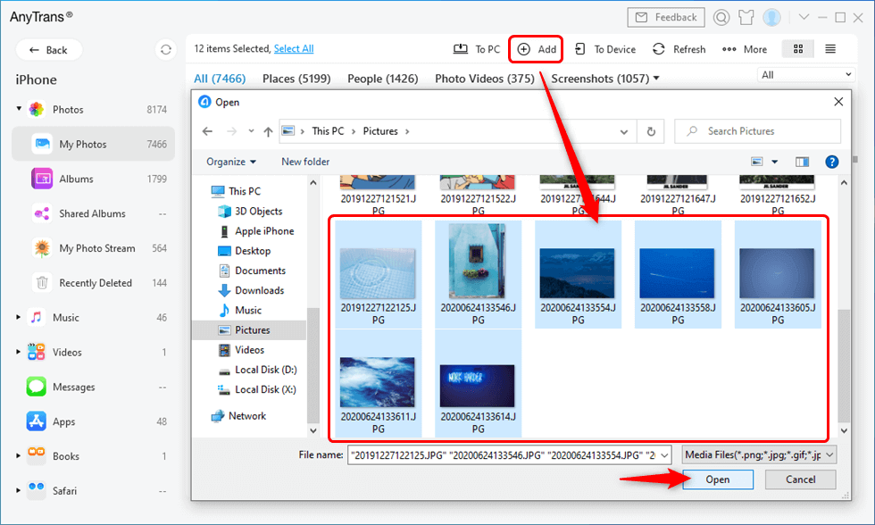 How to Transfer Photos from PC to iPhone 13 without iTunes