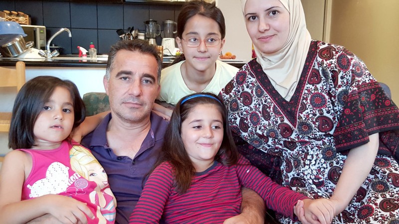Cape-Town-04-02-2016-Omar-Banian-his-wife-Reem-and-their-three-children-Shahd-10-back-Rand-eight-middle-and-Joudi-six-fled-war-torn-Syrian-capital-of-Damascus-for-a-better-life-in-South-Africa-only-to-be-turned-away-by-refugee-status-determination-officials-Reporter-Fatima-Schroeder-Picture-Leon-Muller
