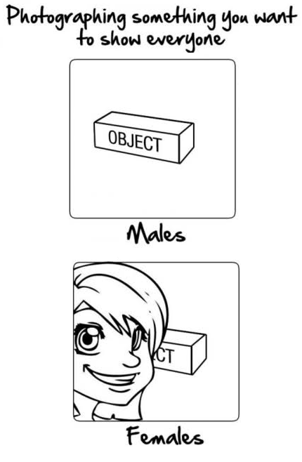 Men vs Women: Taking a Picture : r/funny