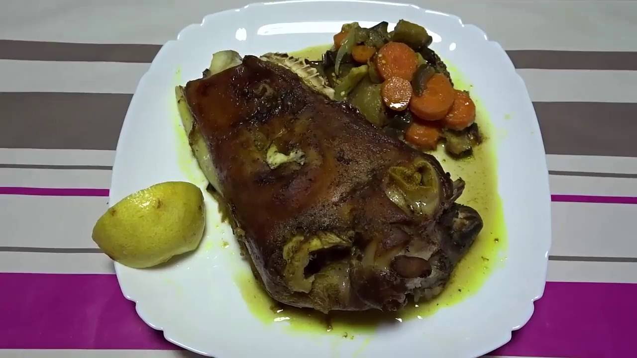 طريقة إعداد راس علوش مصلي فى الفرن, راس خروف مصلي فى الفرن, Tête de mouton  repas - YouTube