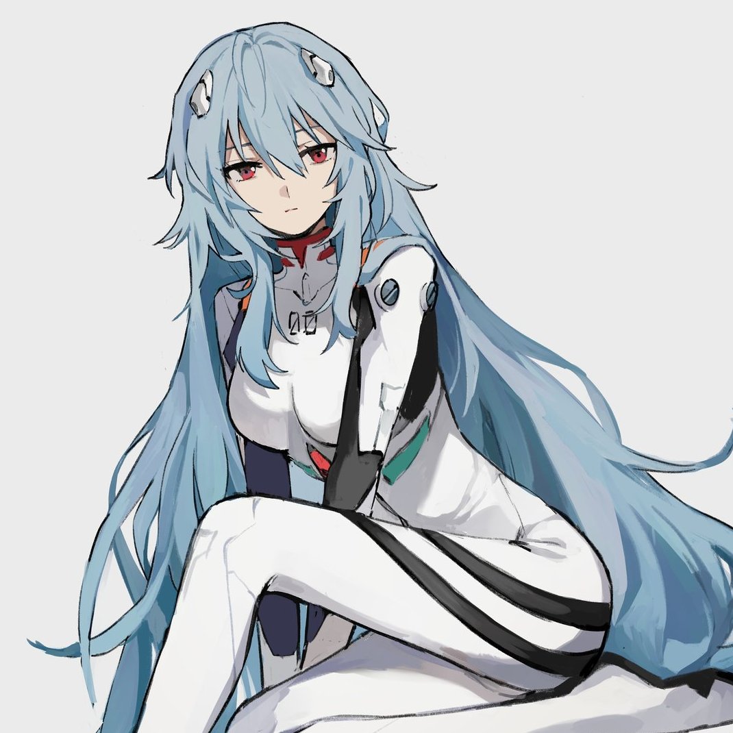 Long Hair Rei by @uni_520 : r/evangelion