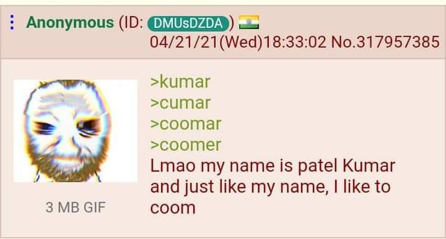 r/4chan - Pajeet is a coomer