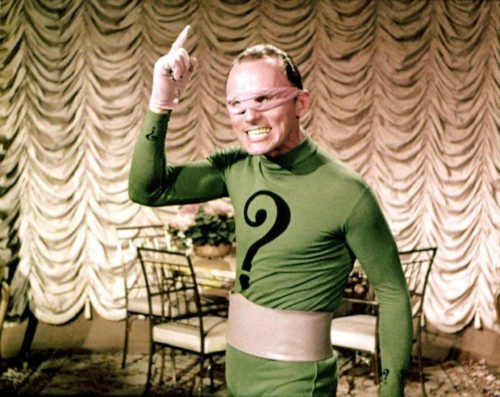 Gunhed Candy on X: Today's Batmoment: the Riddler 1960s Frank Gorshin  #Batman https://t.co/Juo4QOth6U / X