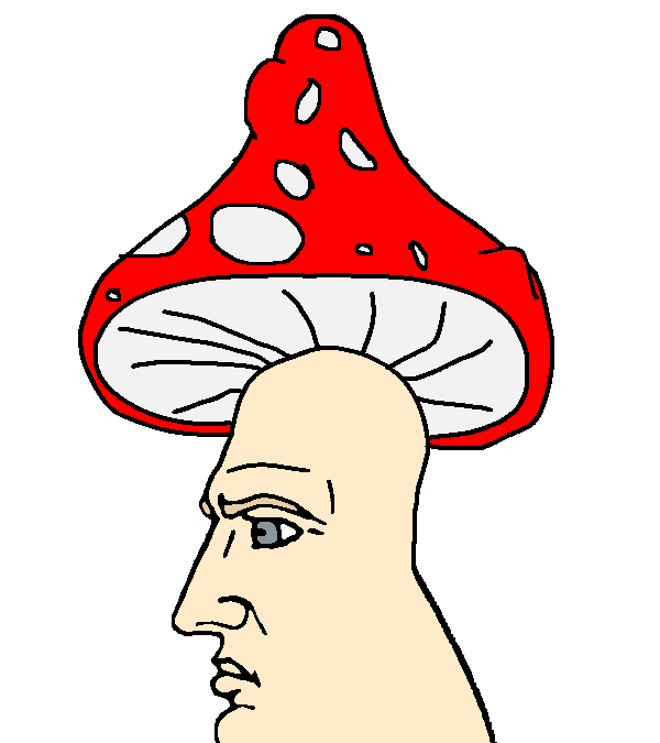 Shroom Chad | Shroomjak / Mushroom Wojak | Know Your Meme