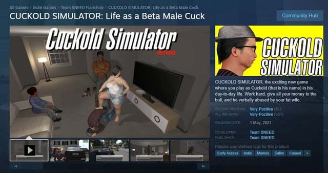 CUCKOLD SIMULATOR: Life as Beta Male Cuck al - iFunny