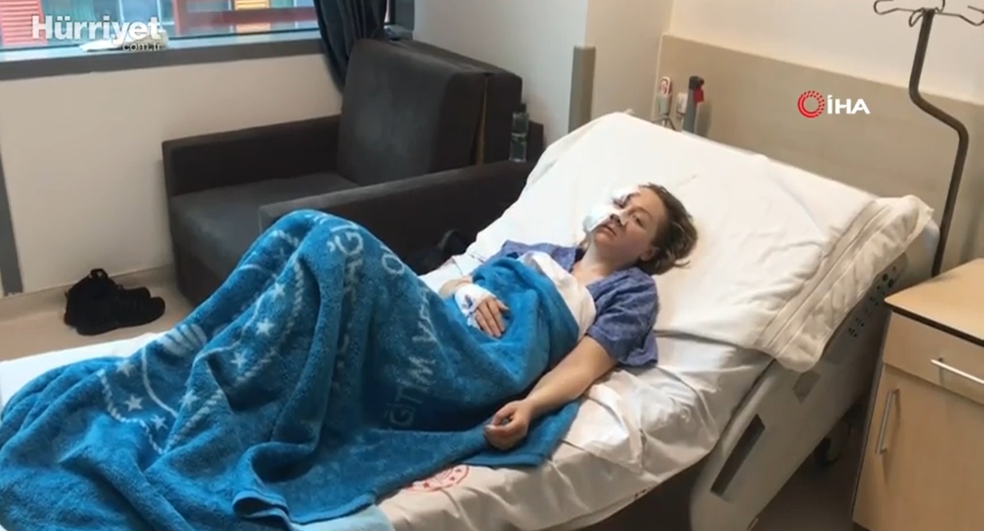 Anna told local media that she was scarred for life after the attack Anna told local media that she was scarred for life after the attack