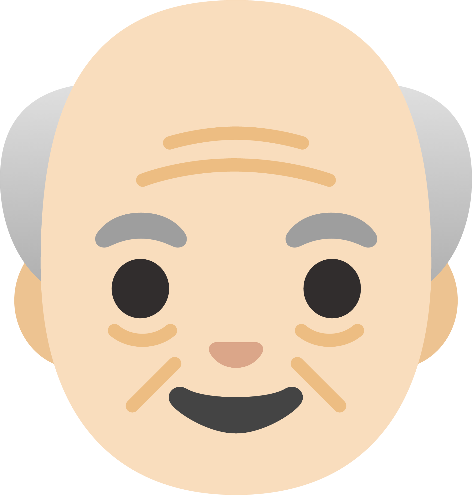 old man: light skin tone Emoji - Download for free – Iconduck