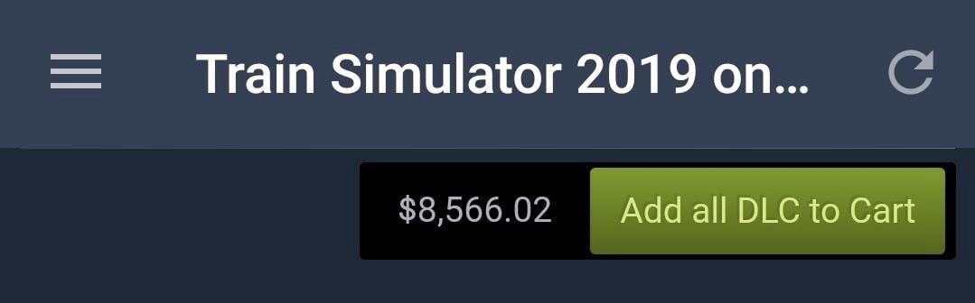 The sum of all the Train Simulator 2019 dlc : r/gaming