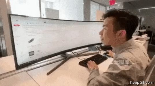 ⁣Get an ultra-wide screen #screen | Wide screen, Funny gif, Funny pictures