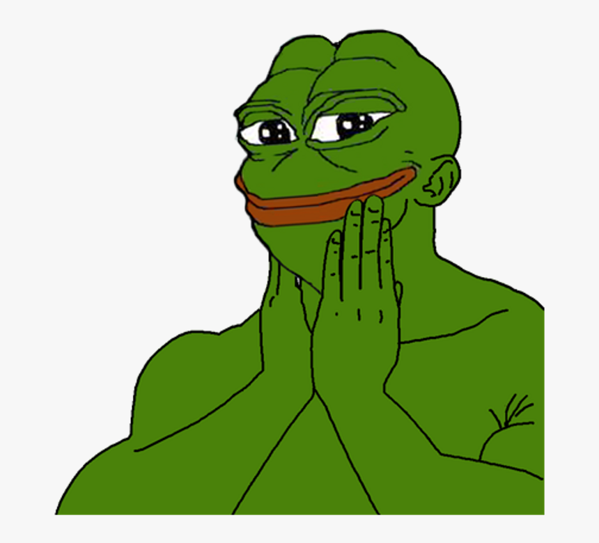 Tumblr Png Frog Pepe - Pepe The Frog With Hands, Transparent Png ...