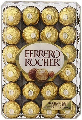 Amazon.com : Chocolate Candy Gold Wrap Ferrero Rocher, 48 Count, Christmas  Wrap : Grocery & Gourmet Food