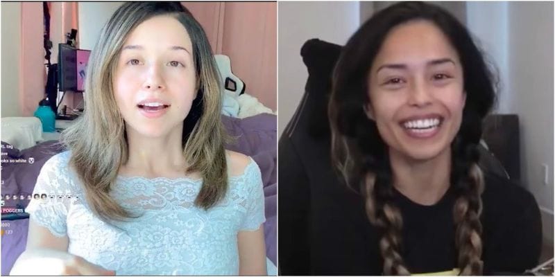 Pokimane vs Valkyrae without makeup: The Internet's starkly different  reactions to their no-make-up looks