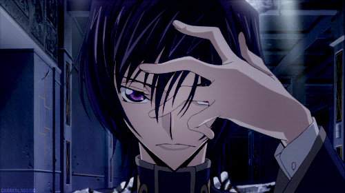 Download Lelouch Lamperouge Anime Code Geass Male Purple Eyes Gif