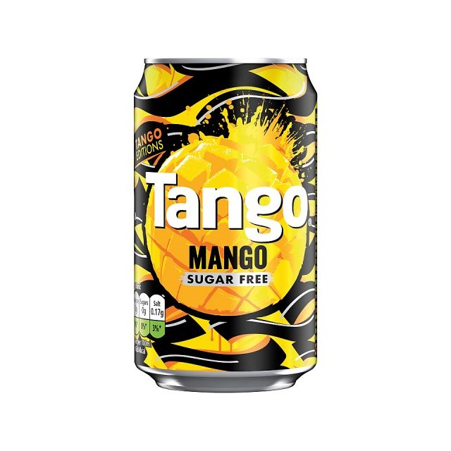 Tango Mango Sugar Free 330ml 24 Pack