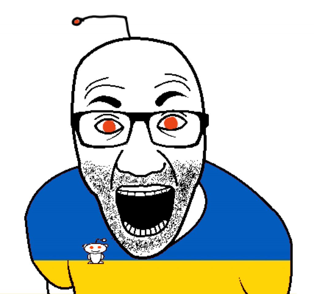 Ukrainian redditor soyjak Blank Template - Imgflip