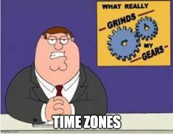 Time zones stink and it's time to get rid of them | by John Gruber | Medium