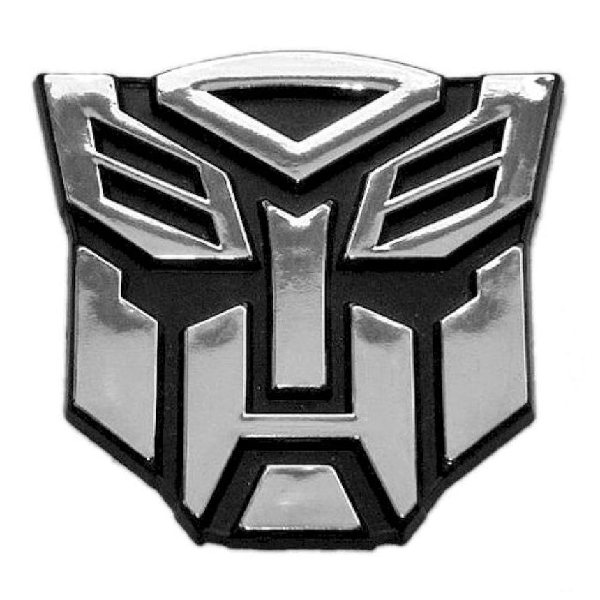 Transforming Auto Robot Auto Emblem - [Chrome][3'' Tall]