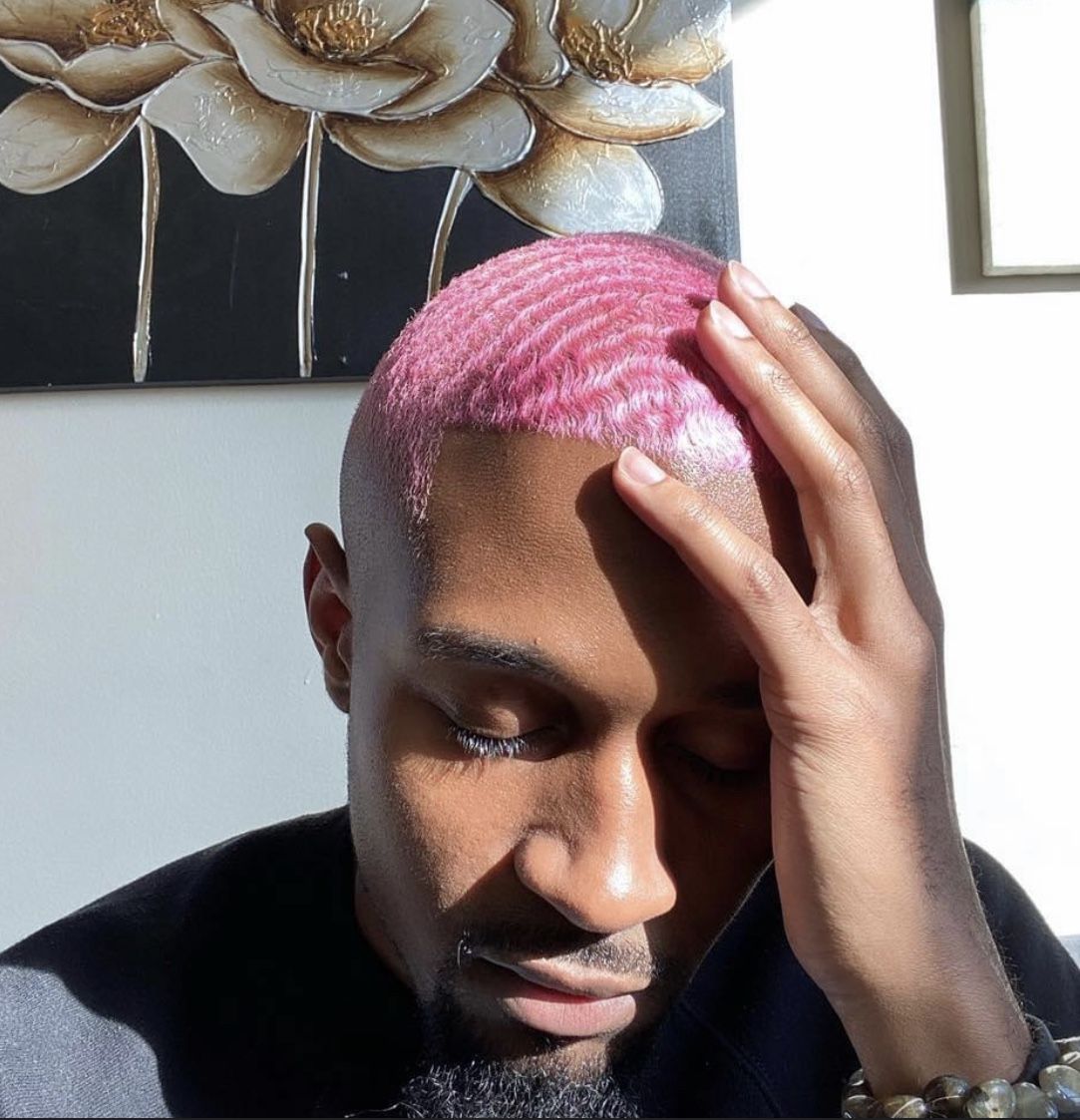 50+ Black men with colored hair ideas | men hair color, black men  hairstyles, mens hairstyles