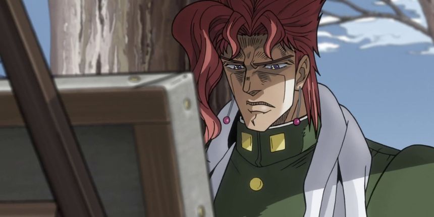 Kakyoin attacks jotaro