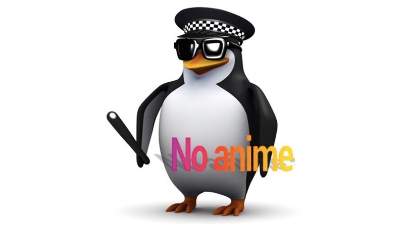 No Anime Penguin | Know Your Meme