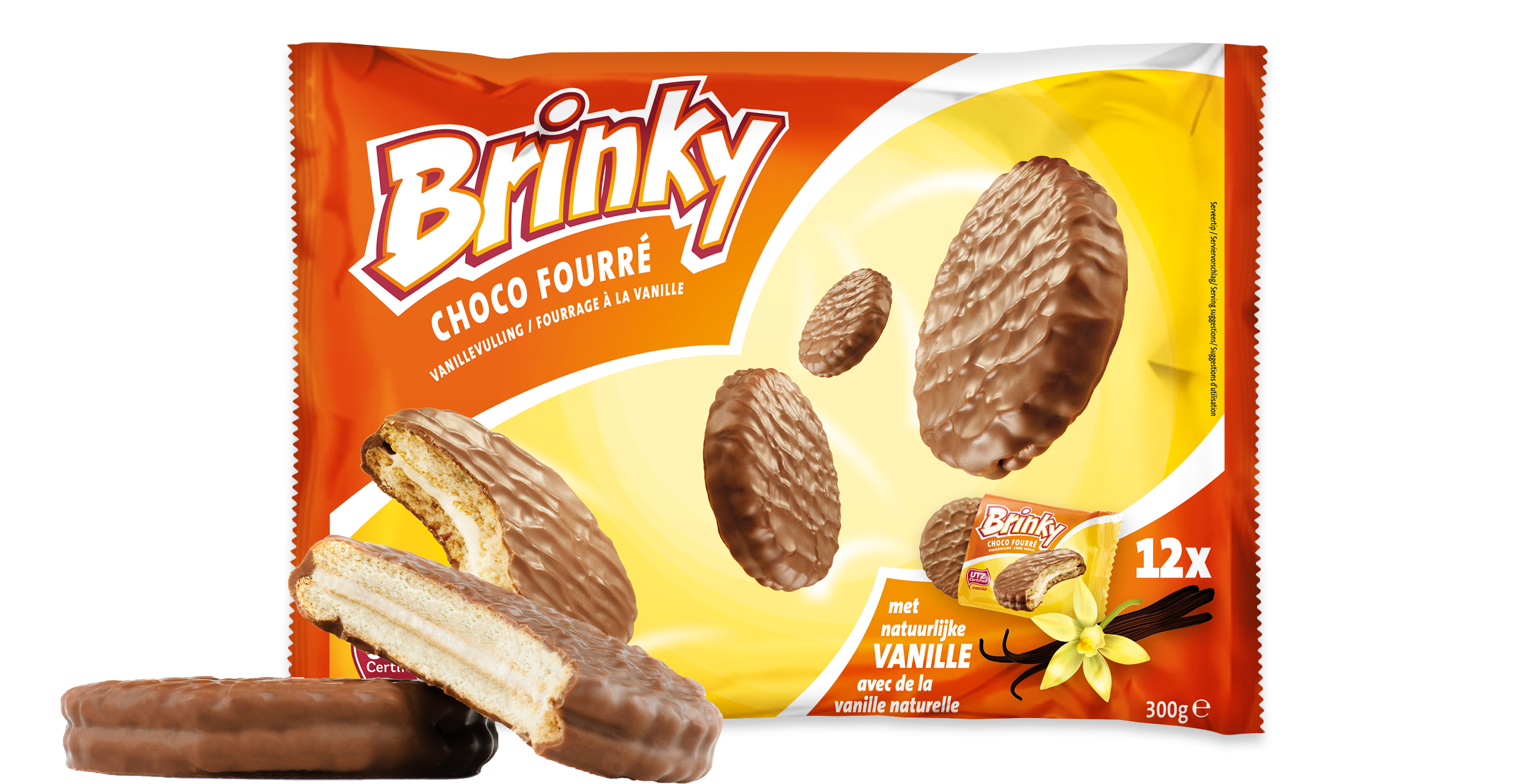Brinky-ChocoFourre-300g-UTZ_transparant-zonder-nieuw_met-grote-koeken-ervoor.png