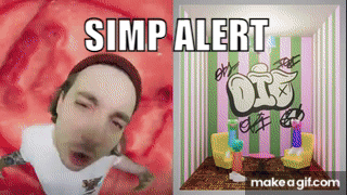 SIMP ALERT on Make a GIF