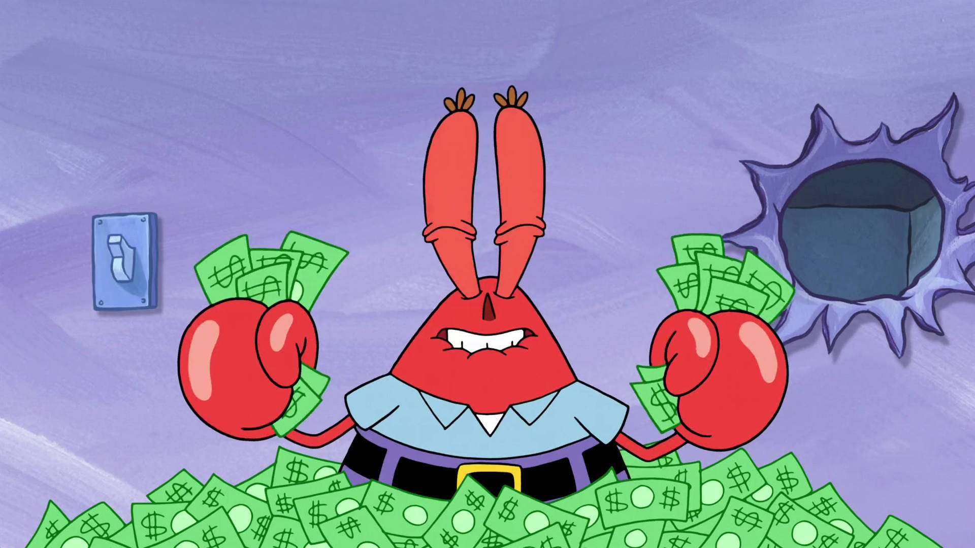 100+] Mr Krabs Backgrounds | Wallpapers.com