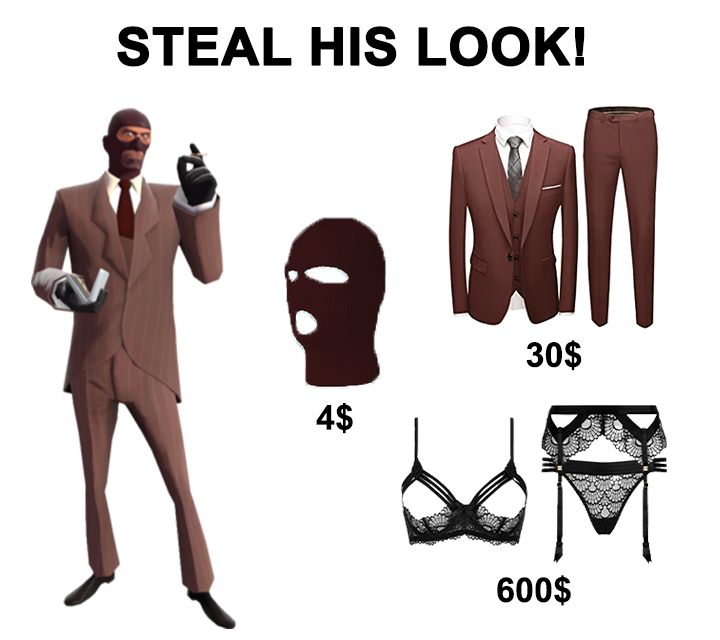 Steal TF2 Spy's Look | Steal Her Look / Steal His Look ...