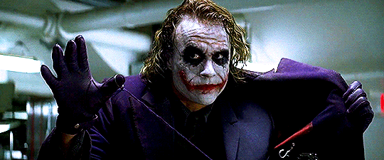 Image result for the dark knight joker gif point