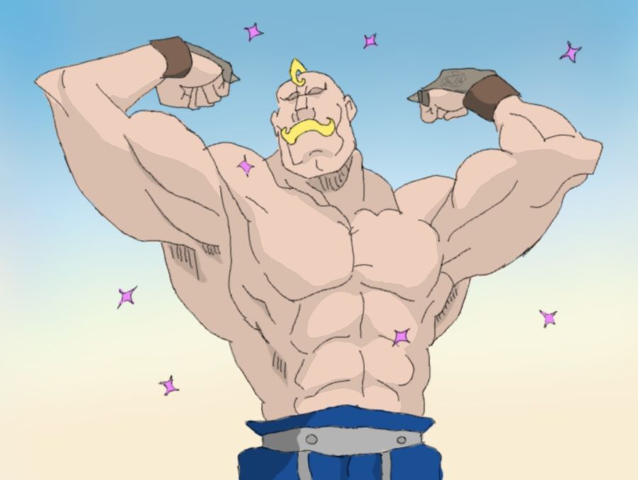 FMAB alex louis armstrong *sparkles* | Fullmetal alchemist