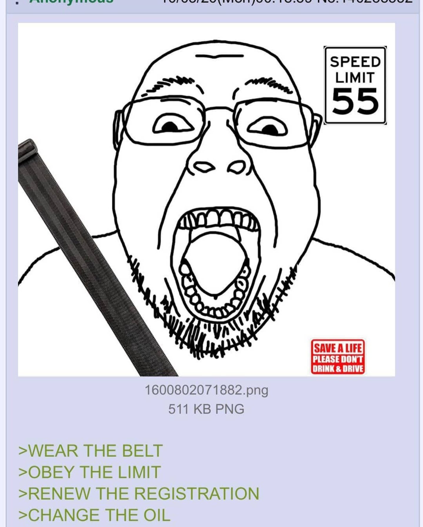 RESPONSIBLE DRIVING :O | Soy Boy Face / Soyjak | Know Your Meme