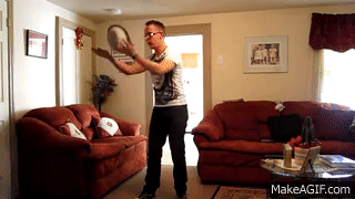 Fedora hat trick - hand to head flip TUTORIAL on Make a GIF