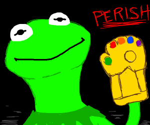 green thanos - Drawception