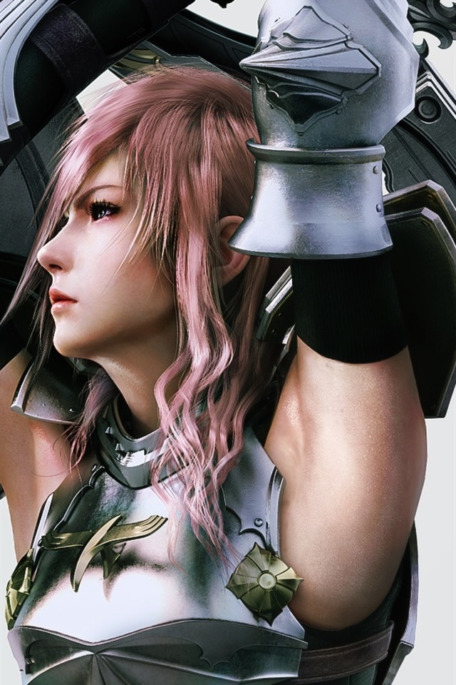 Final Fantasy XIII-2 HD 640x960 iPhone 4/4S wallpaper, background, picture,  image