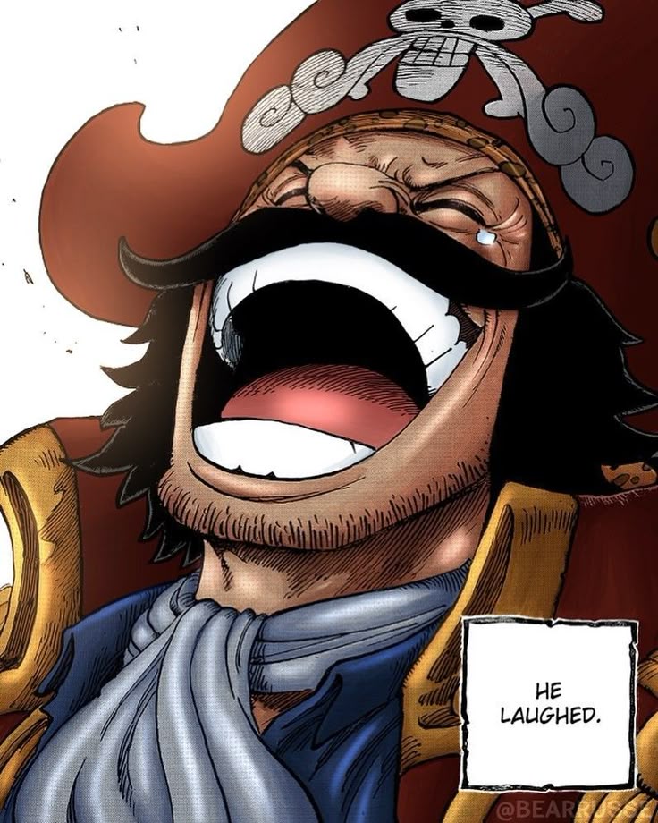 Roger Laughed ,One Piece !
