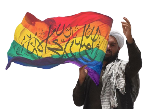 inclusif politic islam gay pd afghanistan drapeau lgbt taliban musulman