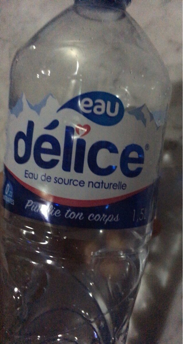 Eau minérale naturelle - délice - 1.5 L
