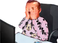 rsa mickey pyjama honte ridicule risitas main cache chaise ecran pc desco wojak