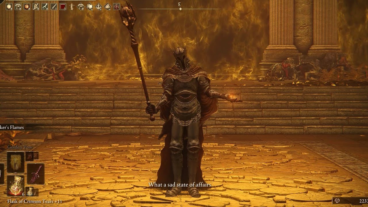Destroy Gideon the All Knowing, DEX and ARC build - Elden Ring
