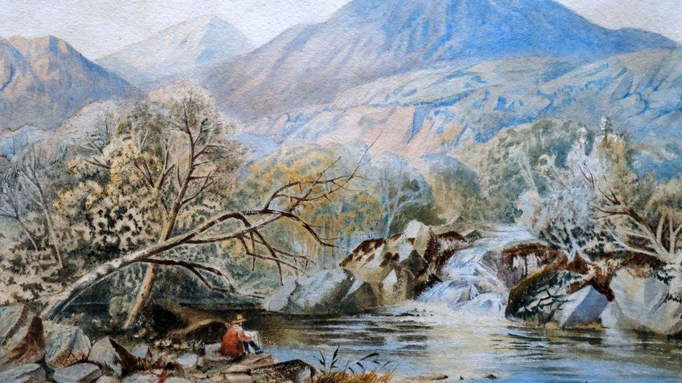 Adolf Hitler paintings of 'no artistic value' on sale in Berlin - BBC News