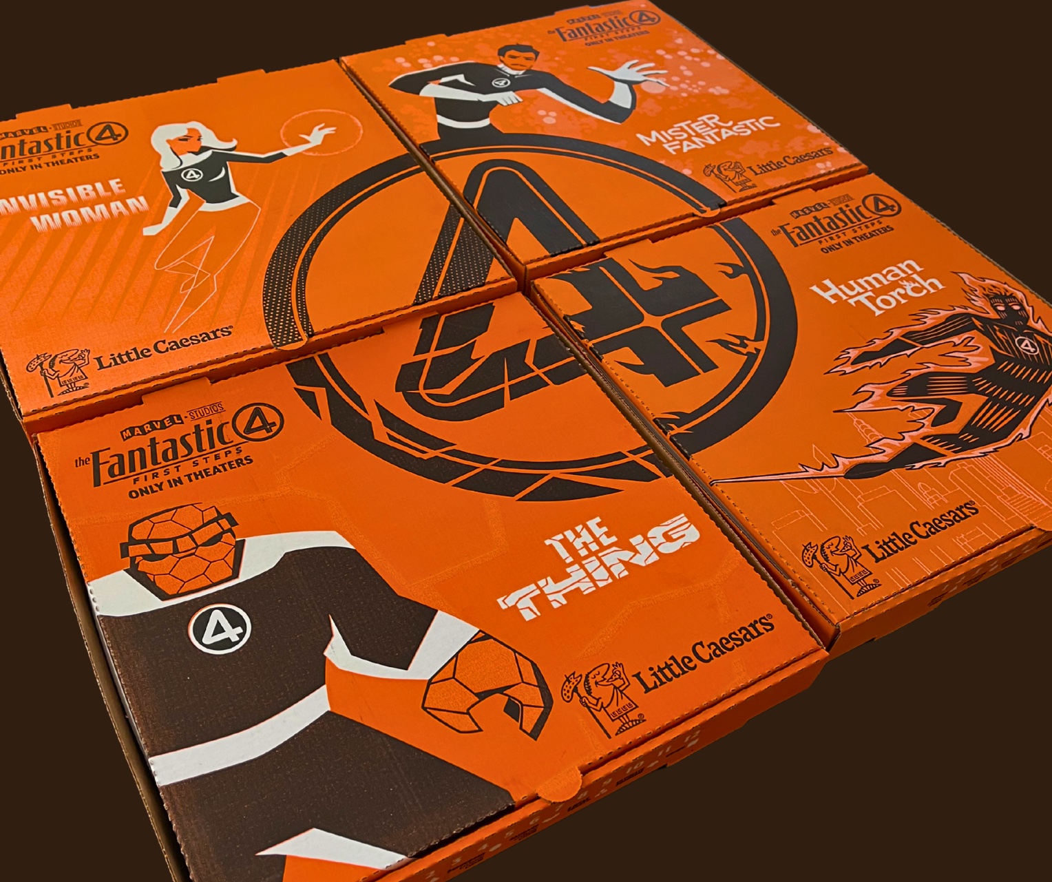 From Hollywood to Toledo: Dynamic Dies Brings Marvel's Fantastic Four Pizza  Box Campaign to Life for Little Caesars - WhatTheyThink