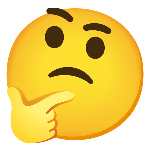  Thinking Face Emoji