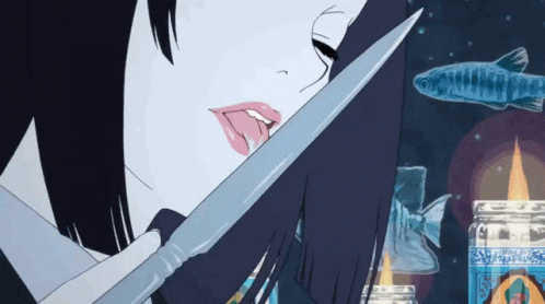 Yumeko Jabami Biting Her Thumb GIF | GIFDB.com
