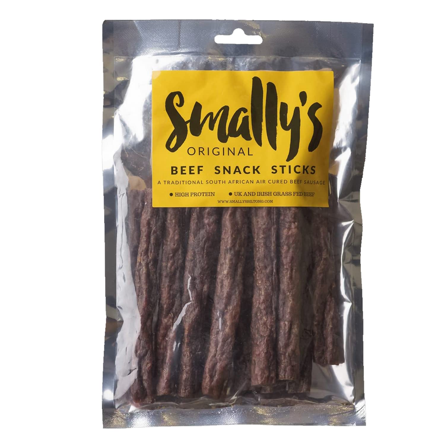 Smallys Biltong Beef Snack Sticks Original Flavour Droewors High Protein |  Desertcart INDIA