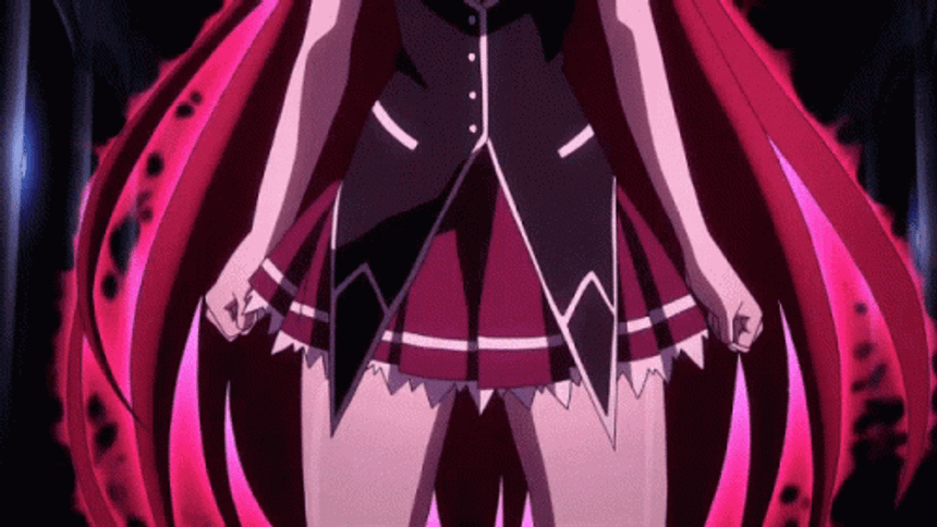 Rias Gremory Charge Up Power GIF