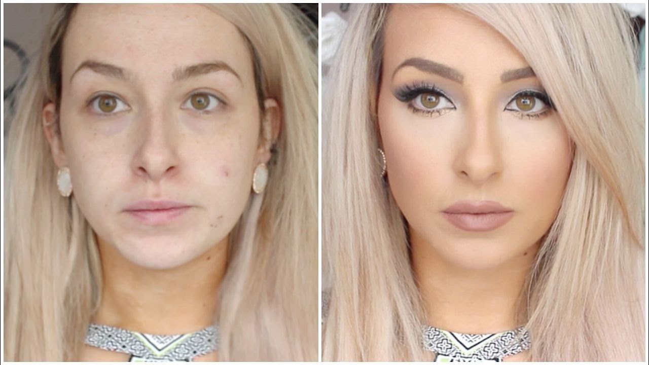 long lasting, flawless full coverage foundation routine - Full face makeup  bronzer, blush, concealer - YouTube