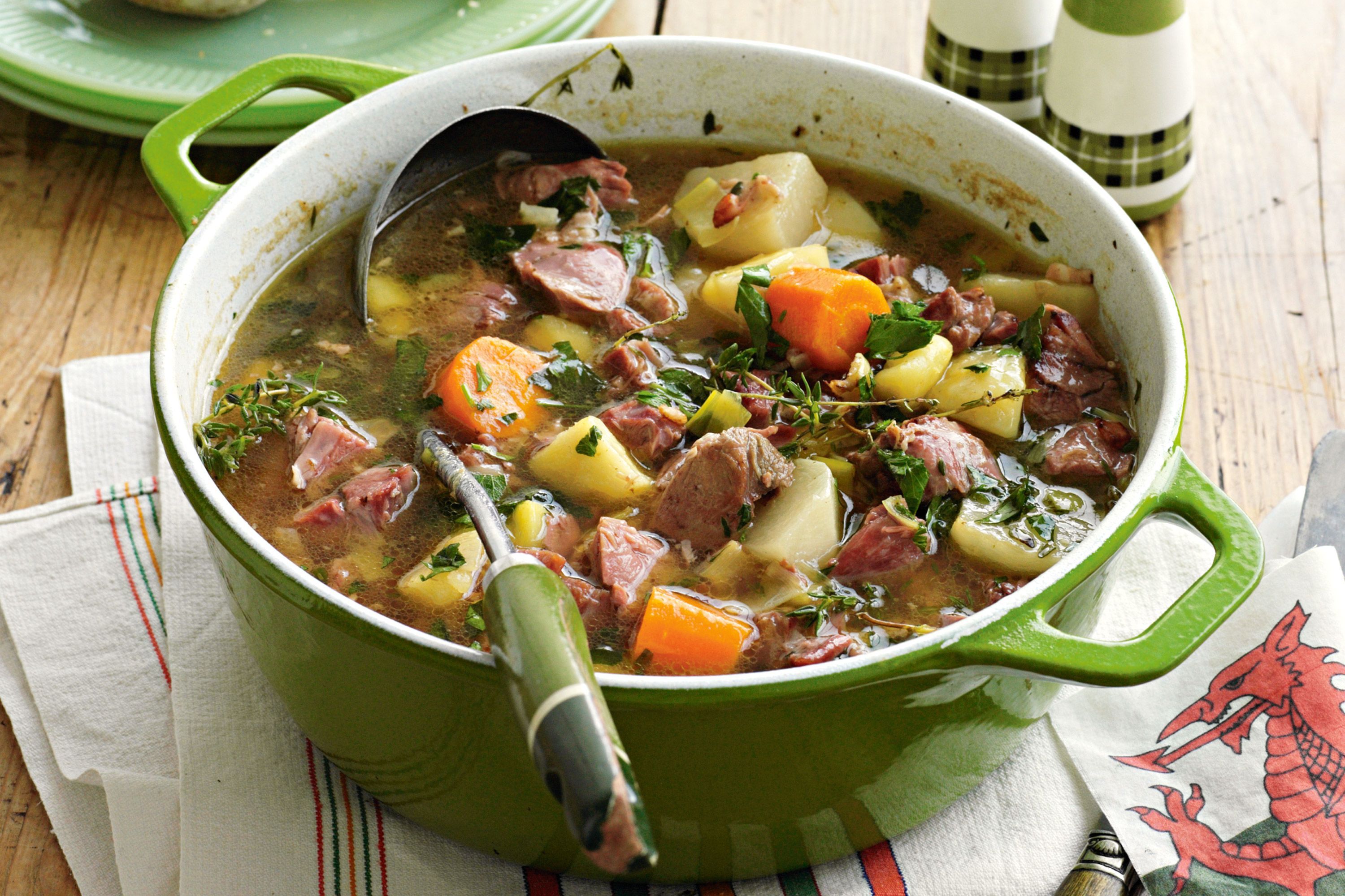 Cawl (Welsh lamb soup)