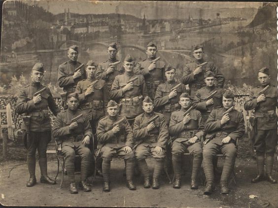 Soldiers Pose with Colt USGI M1911 · Digital History 511: Theory & Practice