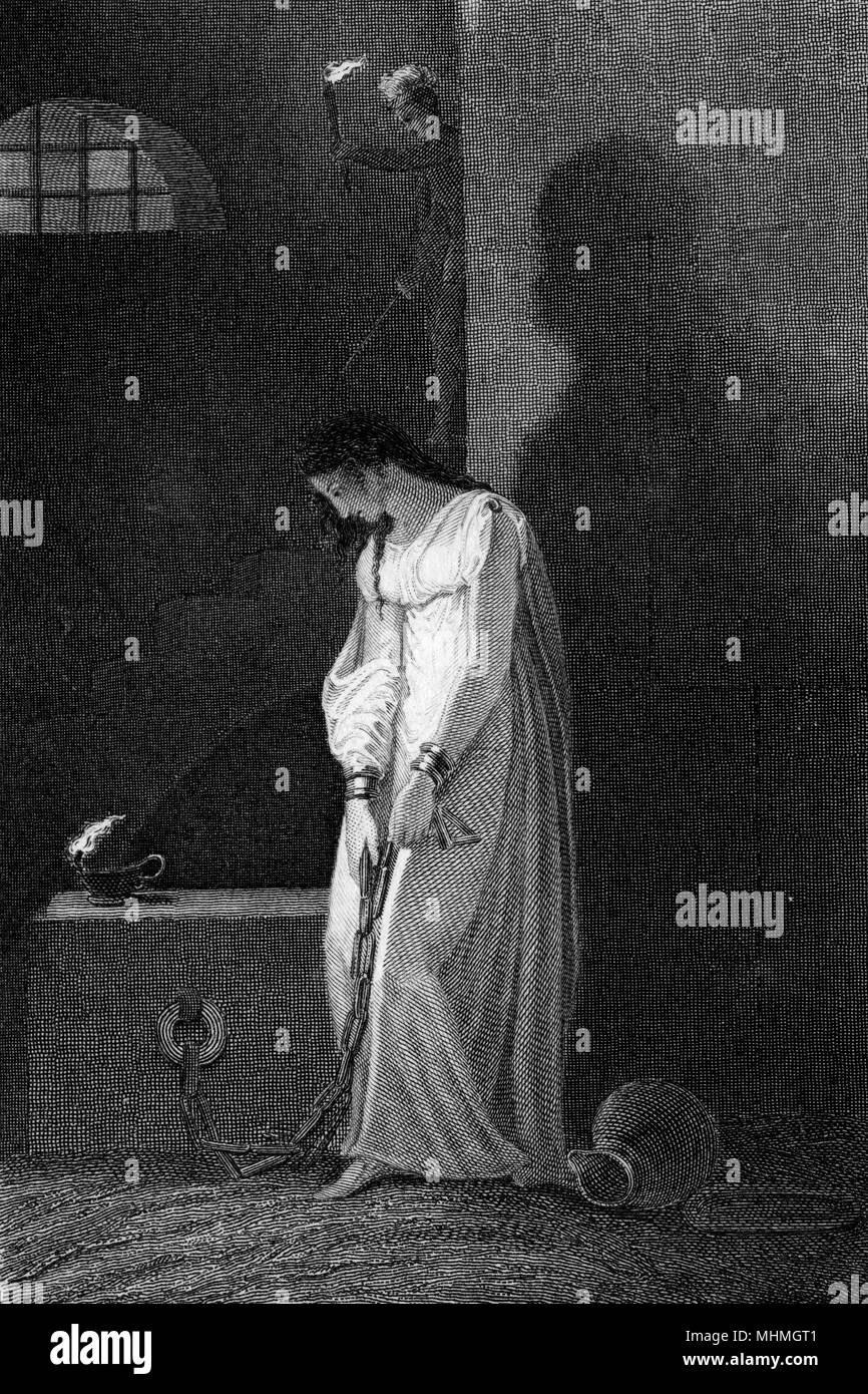 antonia-de-cordova-in-chains-in-a-prison-dungeon-MHMGT1.jpg