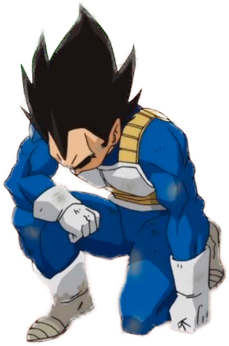 Png | I Kneel / Kneeling Vegeta | Know Your Meme